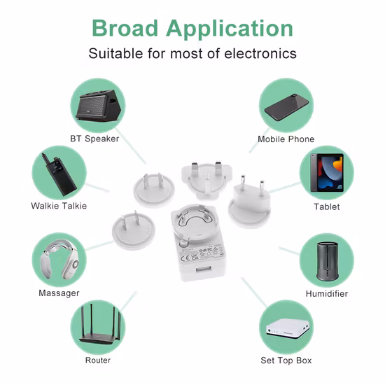 AC/DC Factory Price 5V 36V 48V 12V 24V 1A 2A 3A 4A 5A 6A 7.5A 8A 10A 15A 20A 30A 5V 1500mA Output Wall