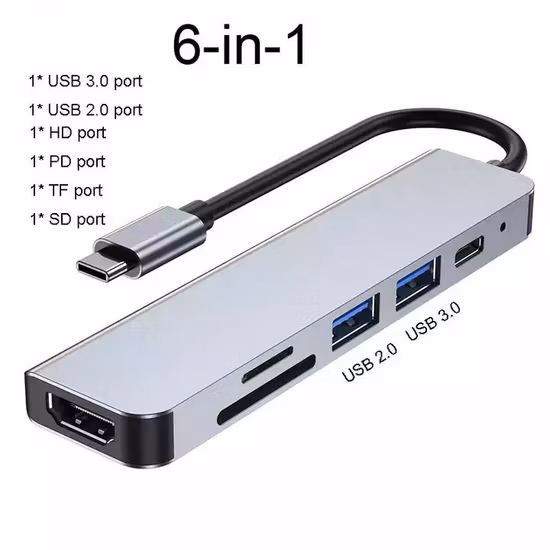 6 in 1 USB